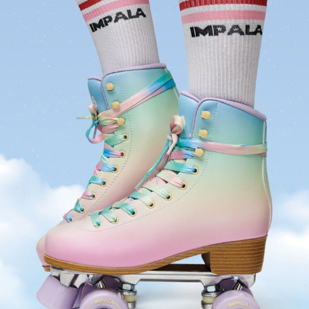Impala Quad Skates W8 Pastel Fade Roller Skates